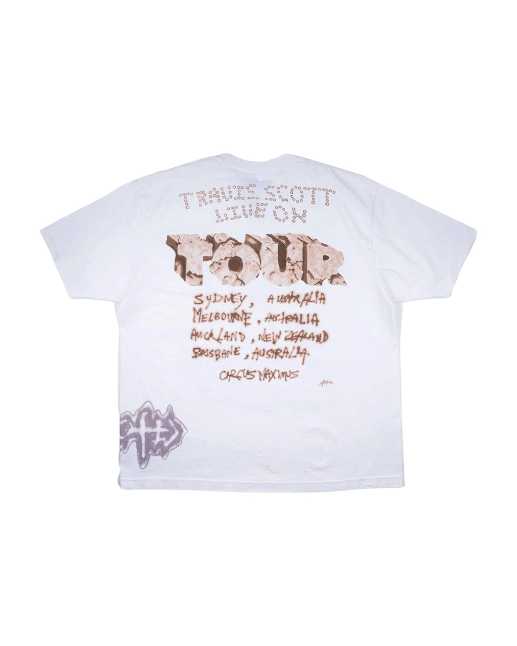 Camisa/blanca Travis Scott Playera Utopia Skitzo Tour