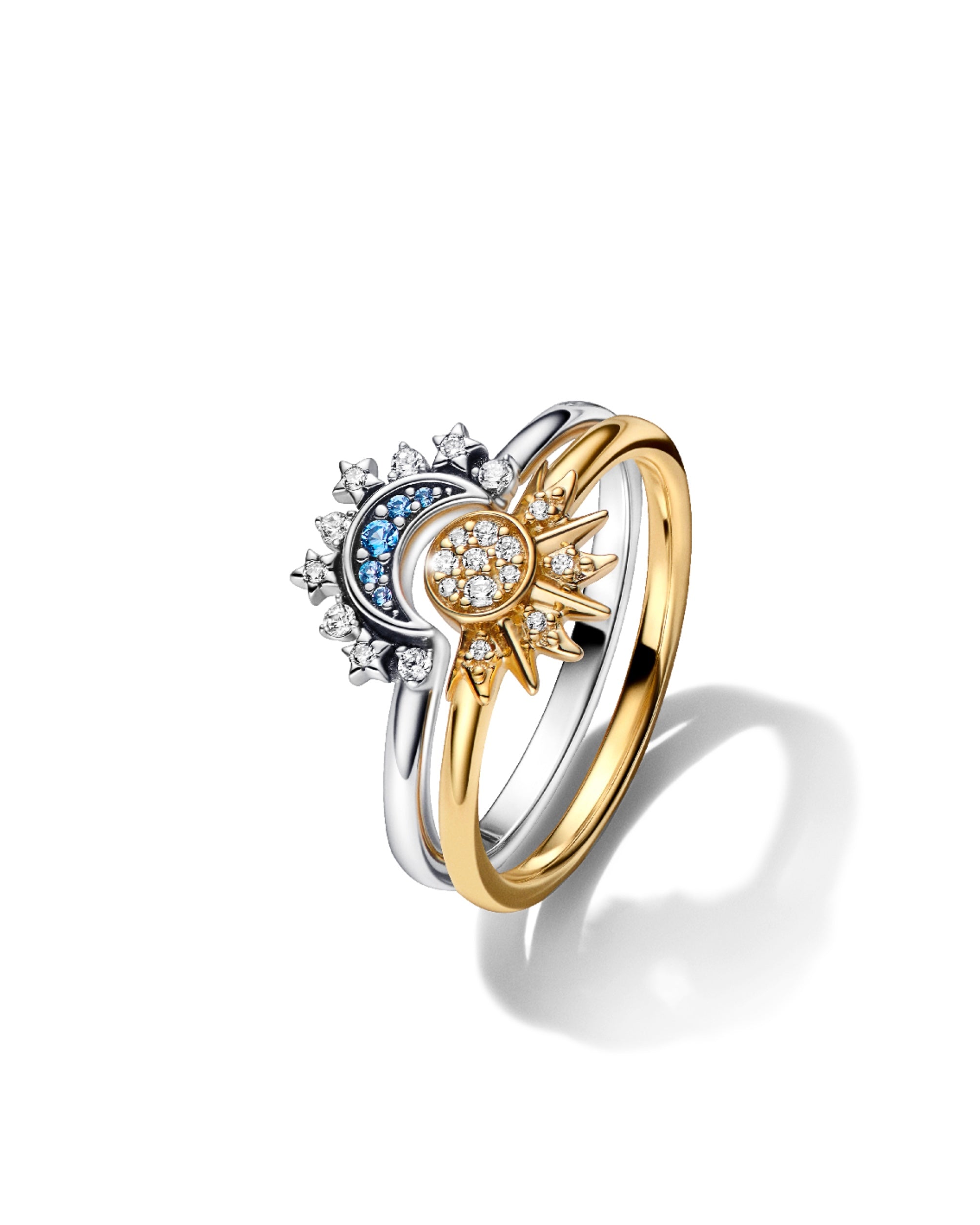 Anillo Pandora Moments Sol & Luna