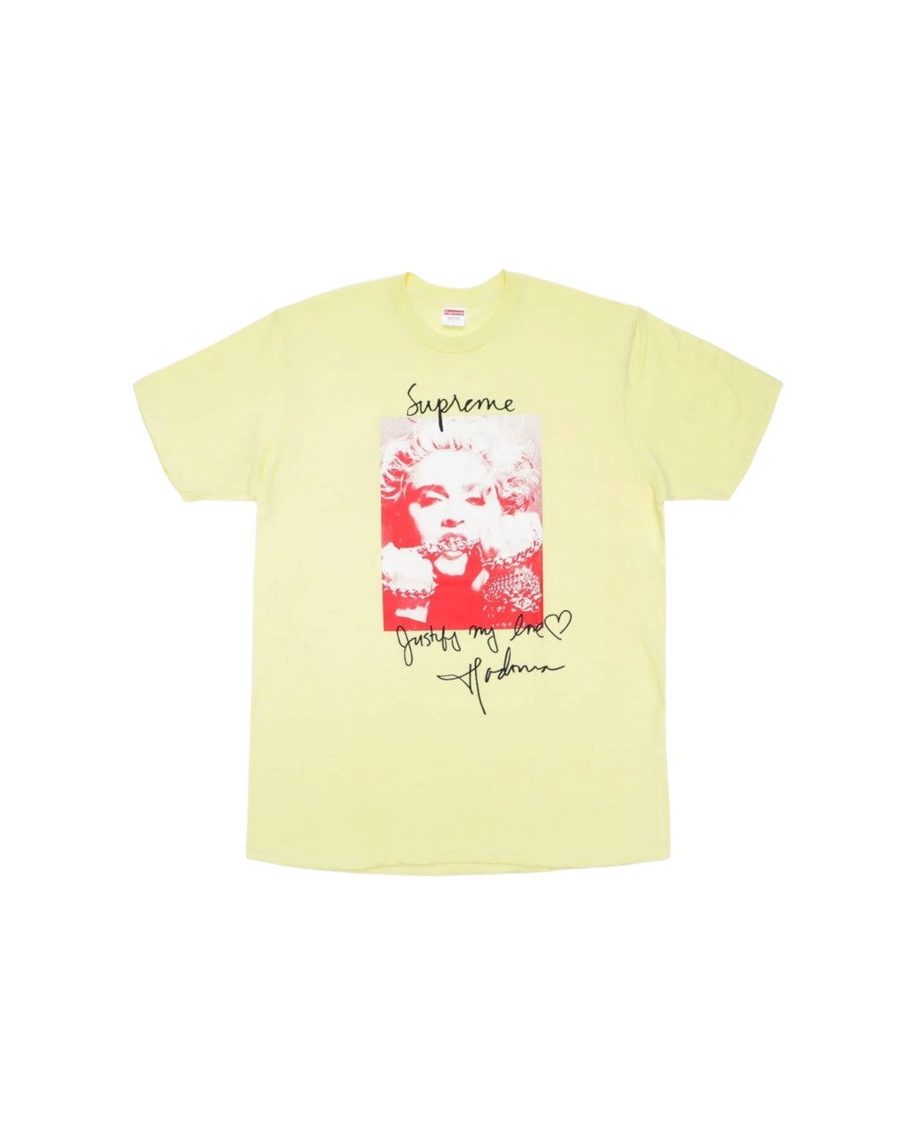 Camiseta/amarillo pálido Supreme Madonna