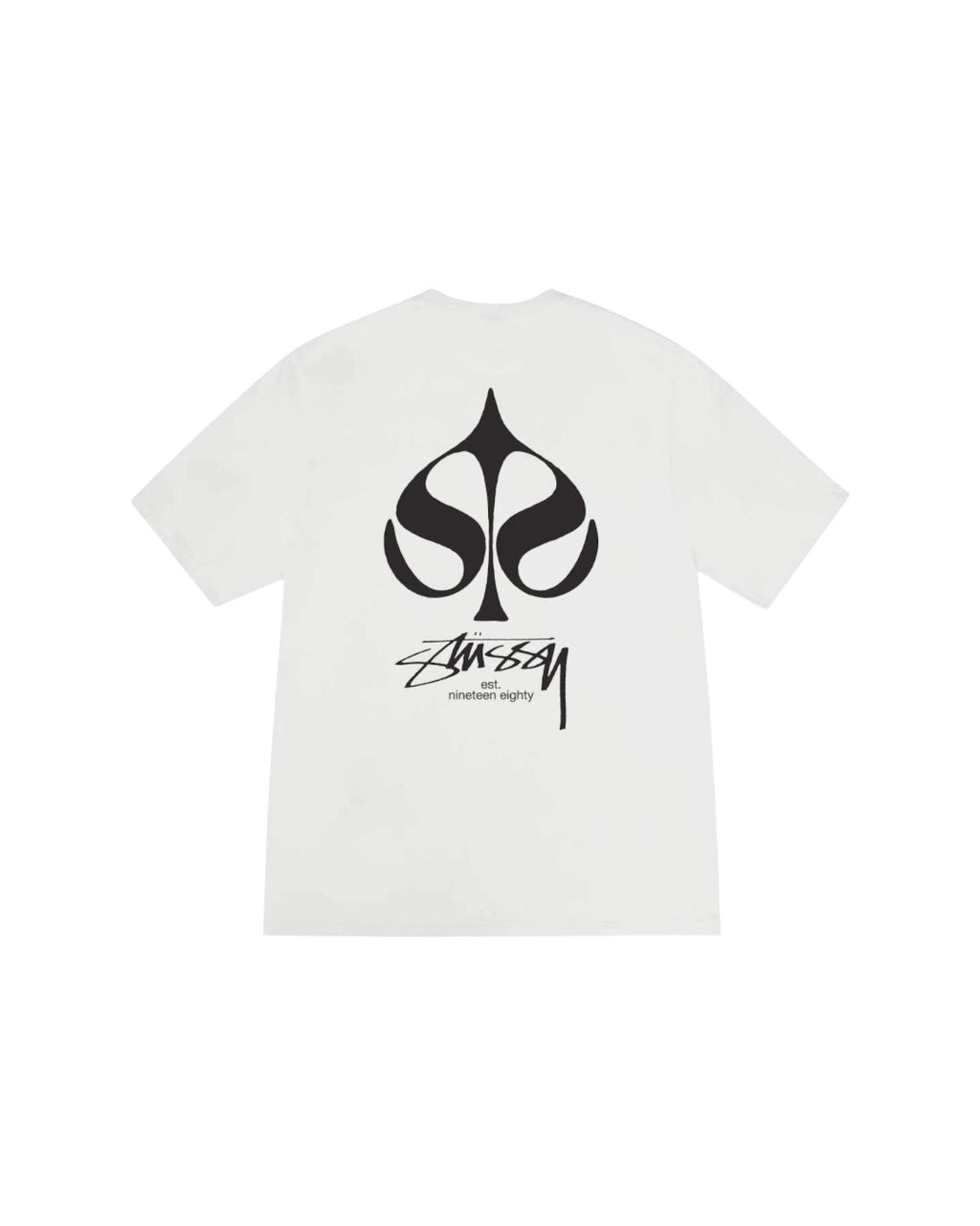 Camisa/blanca Stussy Spade Pigment Dyed Tee