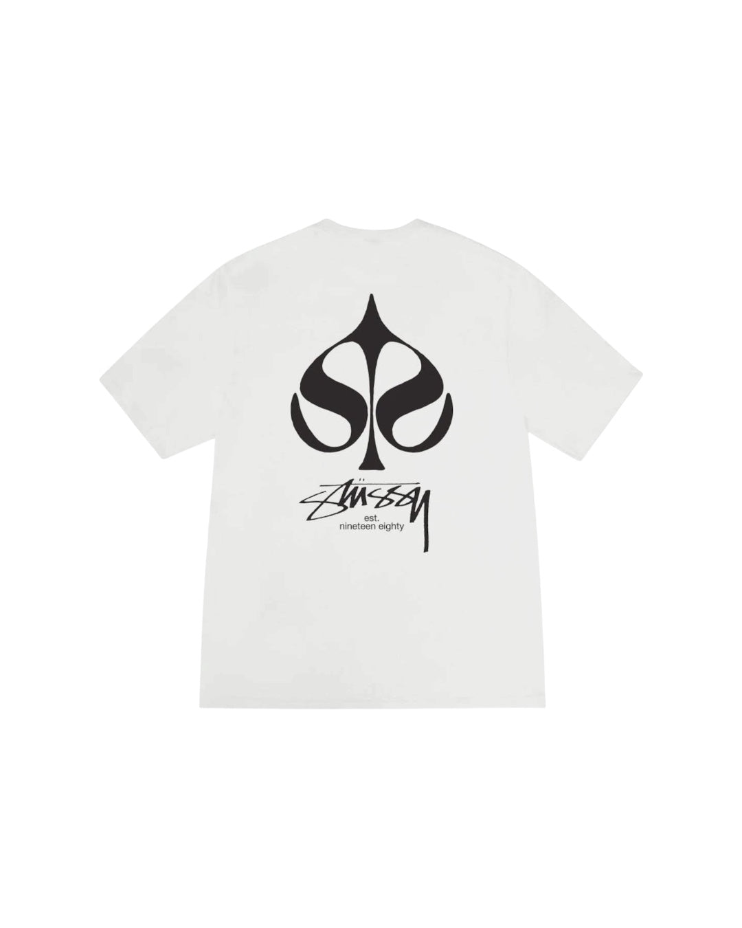 Camisa/blanca Stussy Spade Pigment Dyed Tee