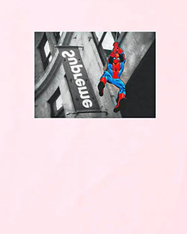 Camisa/rosa Spiderman x Supreme