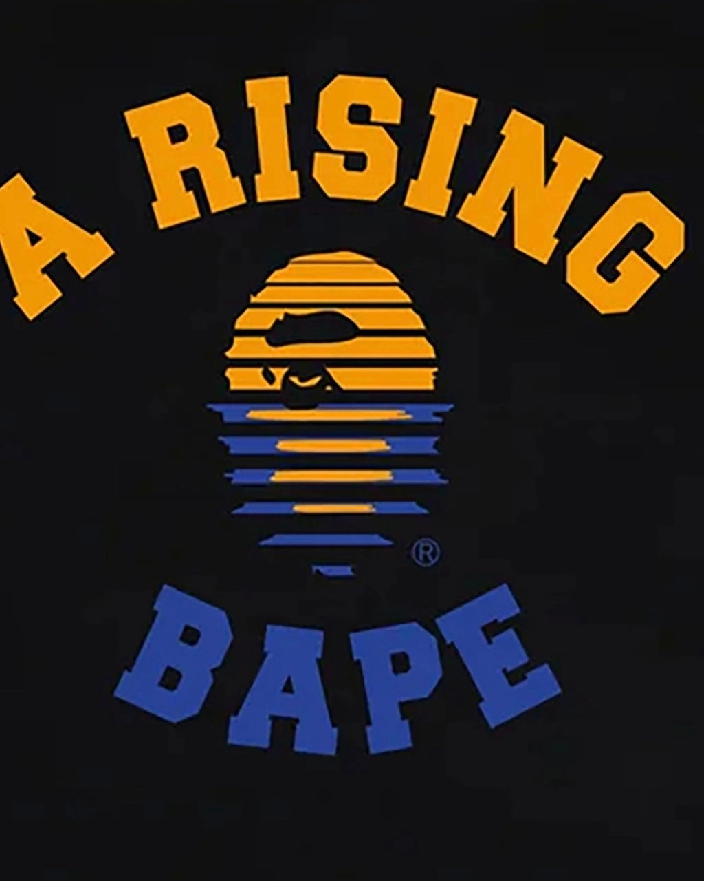 Camisa/negro BATHING APE A Rising BAPE Tee