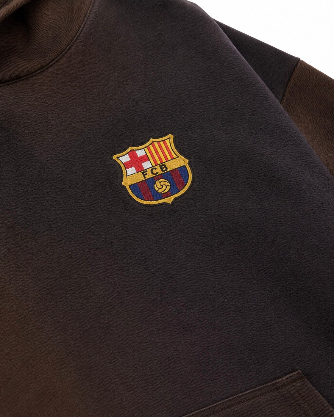Hoodie Travis Scott x Nike x FC Barcelona Split-Dye Crest