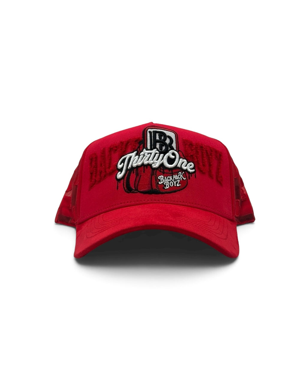 Gorra/roja back pack boys mochila