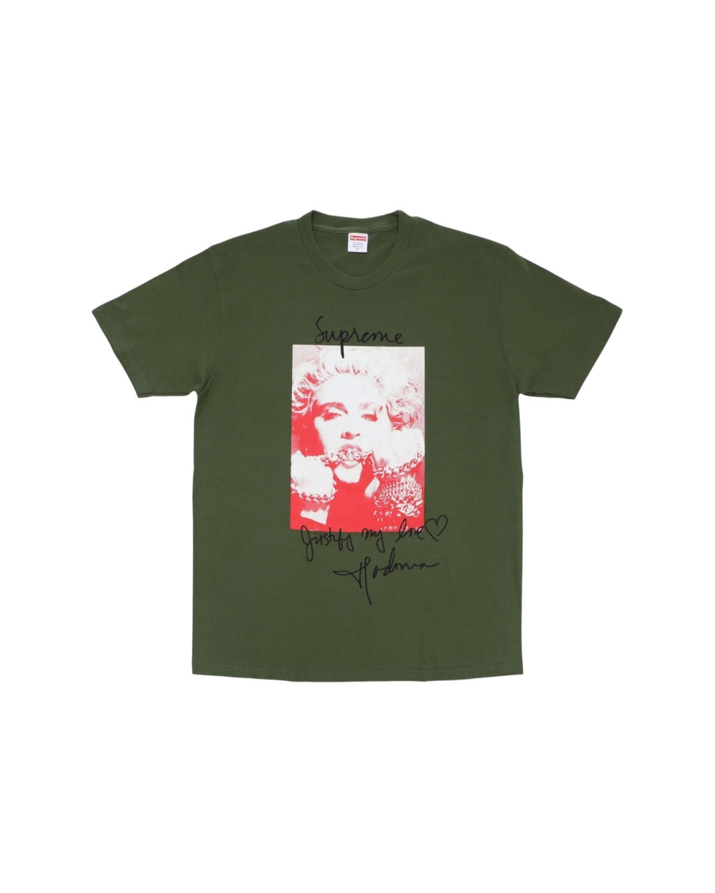 Camisa/verde Supreme Madonna Tee