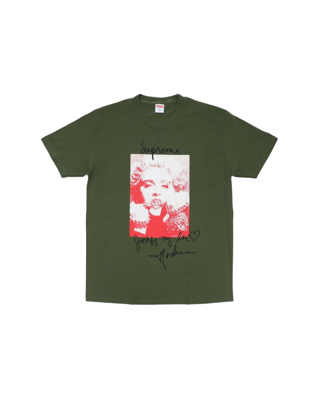 Camisa/verde Supreme Madonna Tee