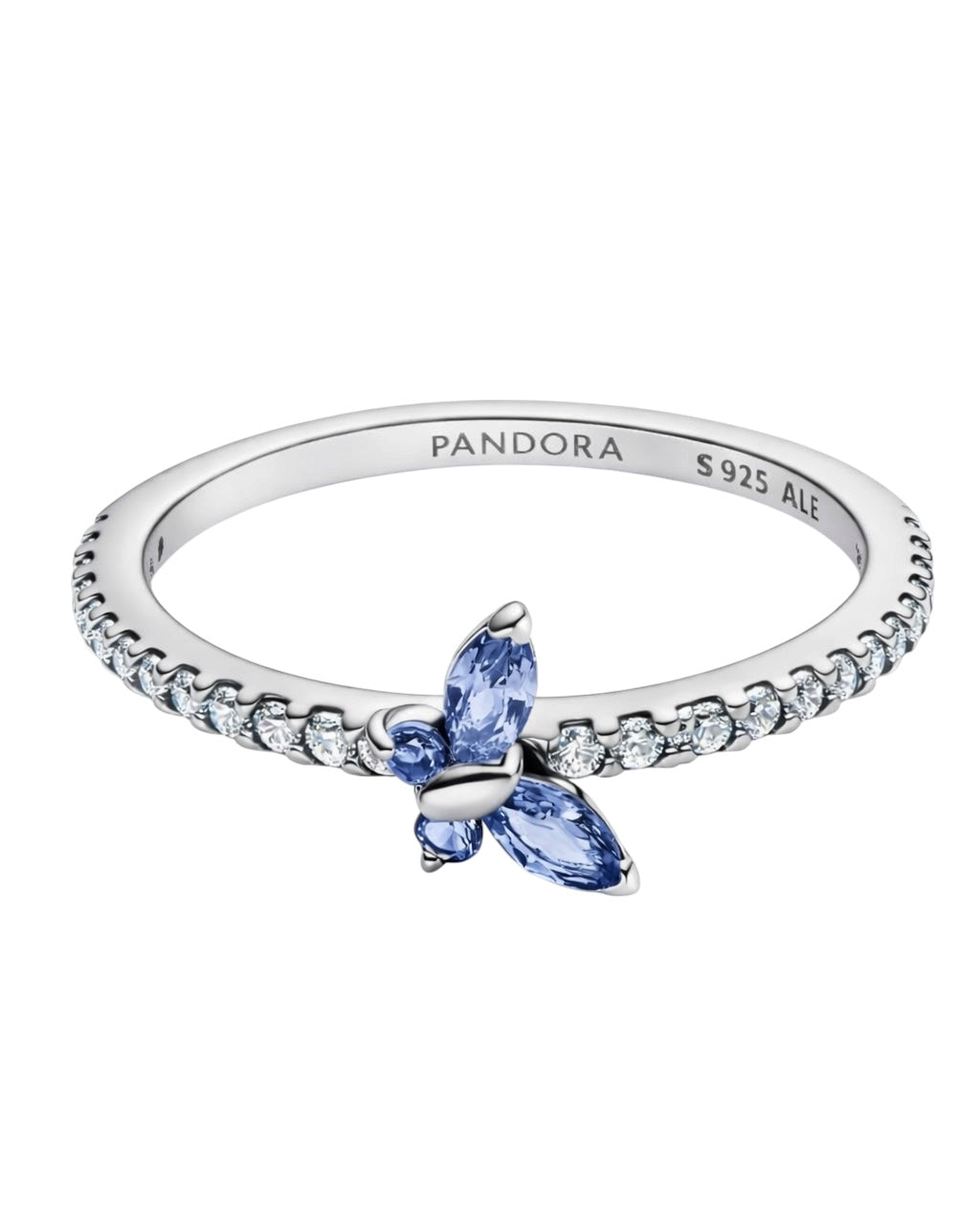 Pandora Blue Butterfly Ring