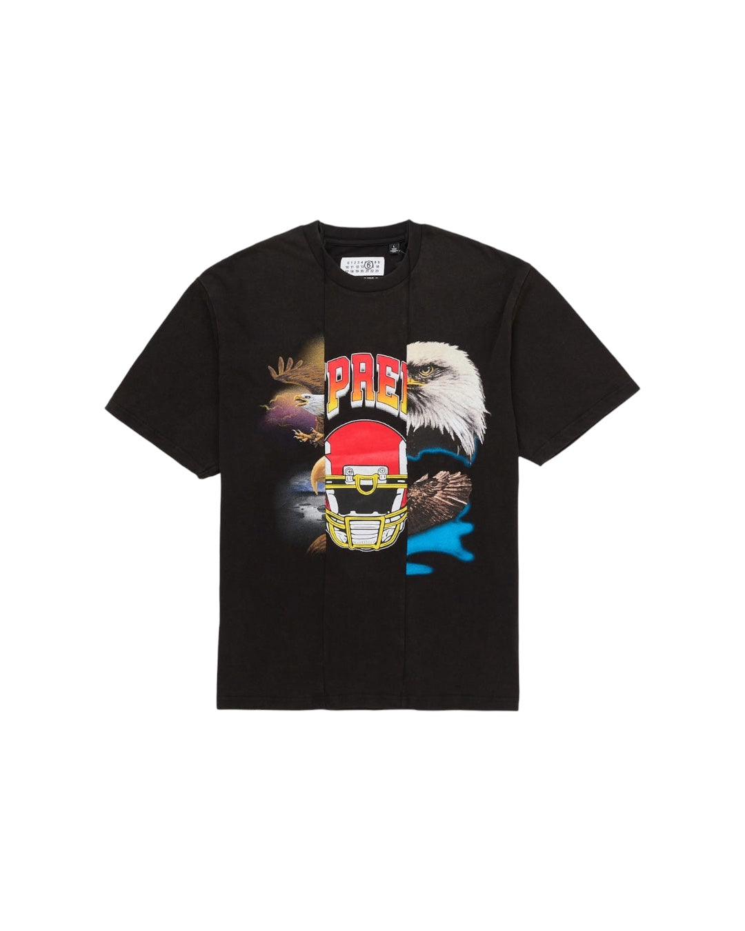 Camisa/negro Supreme MM6 Maison Margiela Split S/S Top Black