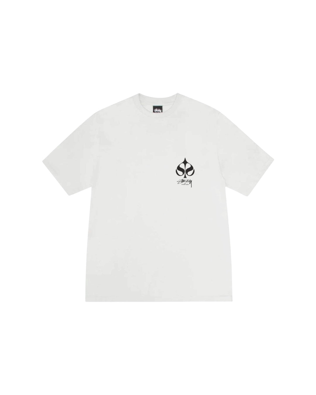 Camisa/blanca Stussy Spade Pigment Dyed Tee
