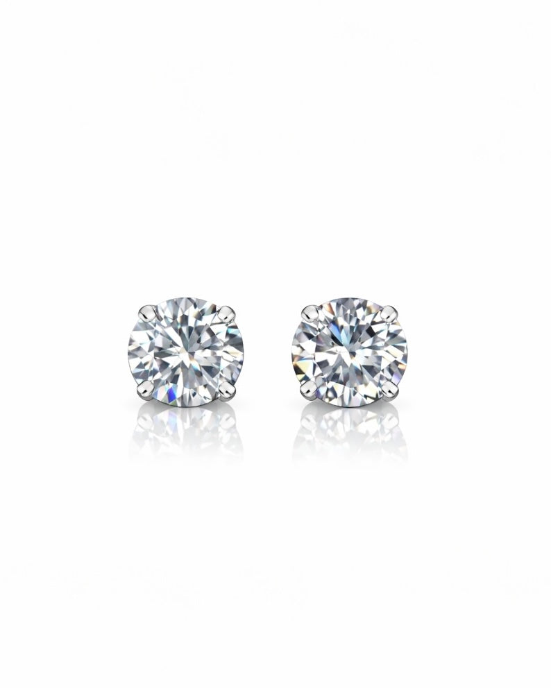 Aretes de Plata 4mm