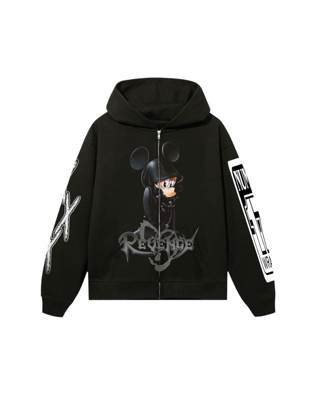 Hoodie/negro Revenge XXXTentacion Kingdom Zip