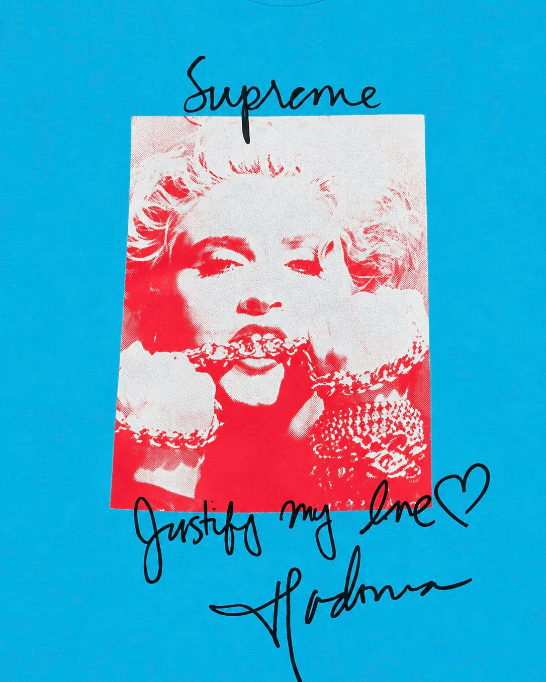 Camisa/azul supreme Madonna