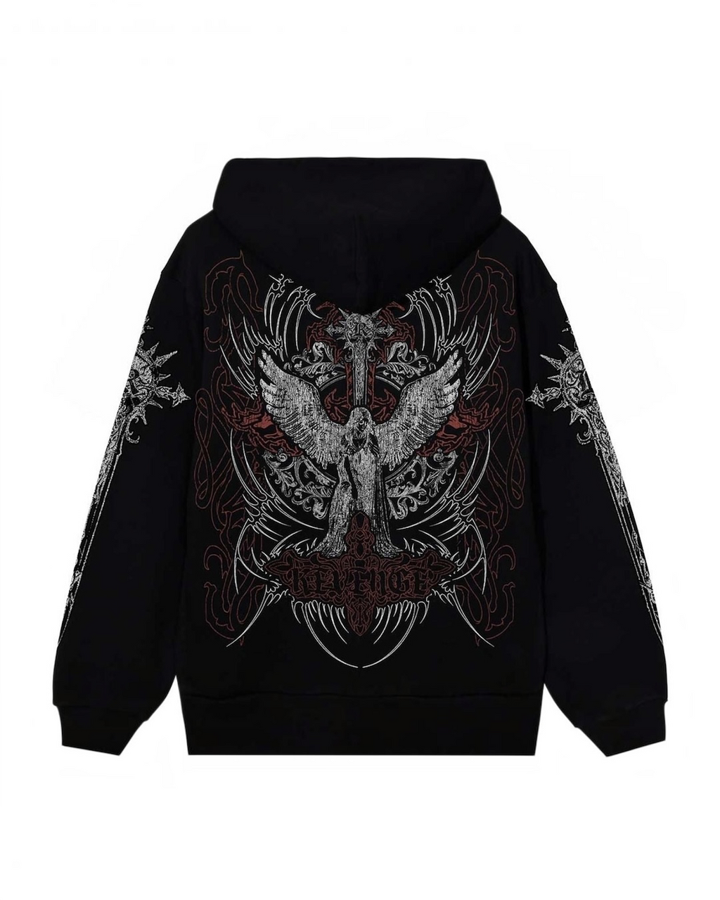 Hoodie/color negro Revenge War