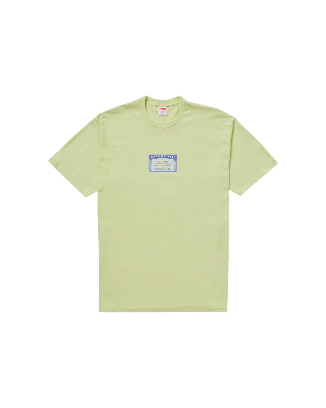 Camiseta/verde Supreme Social Pálido Mint