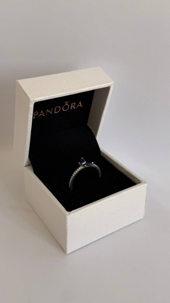 Anillo Pandora Mariposa Azul