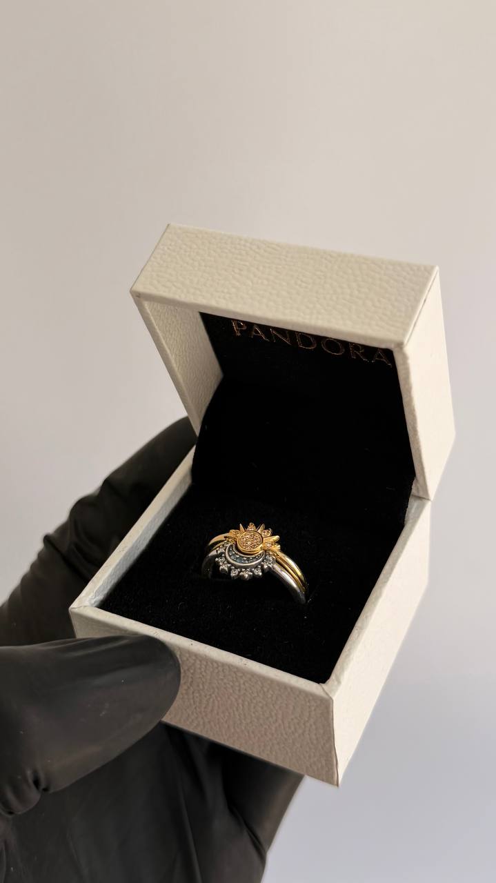Anillo Pandora Moments Sol & Luna