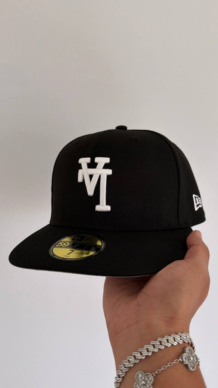 Gorra Los Angeles Dodgers 59FIFTY Cerrada Negra